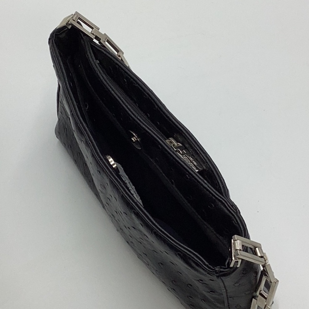 Vintage Black Mondani NewYork Handbag w chain strap - Picture 6 of 7